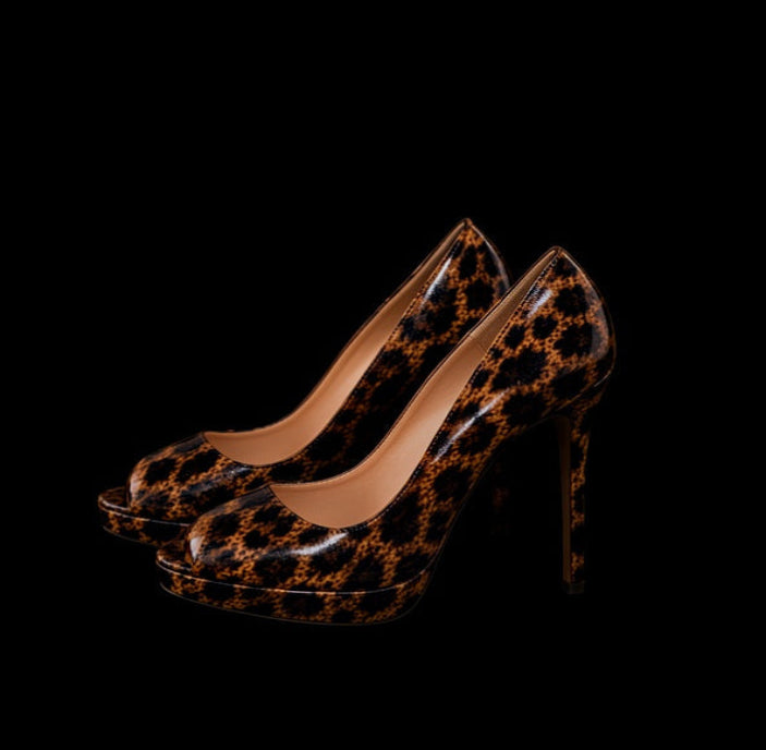 Y2K Leopard pump heels