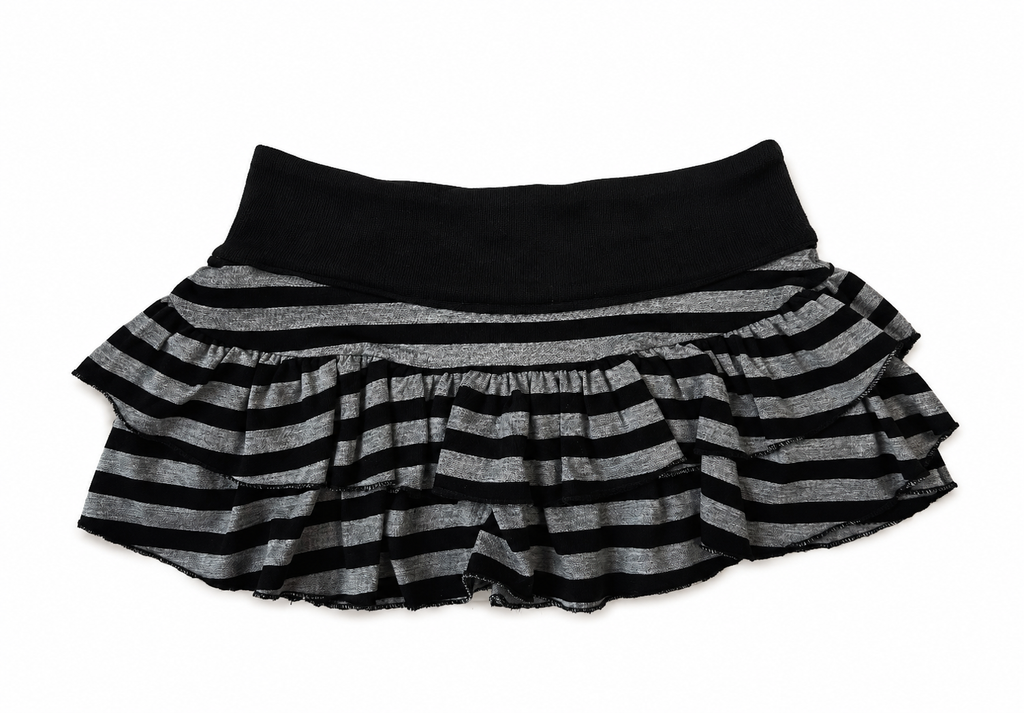 Y2K Striped alternative skirt