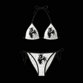 Y2K Cyberpunk angel bikini set